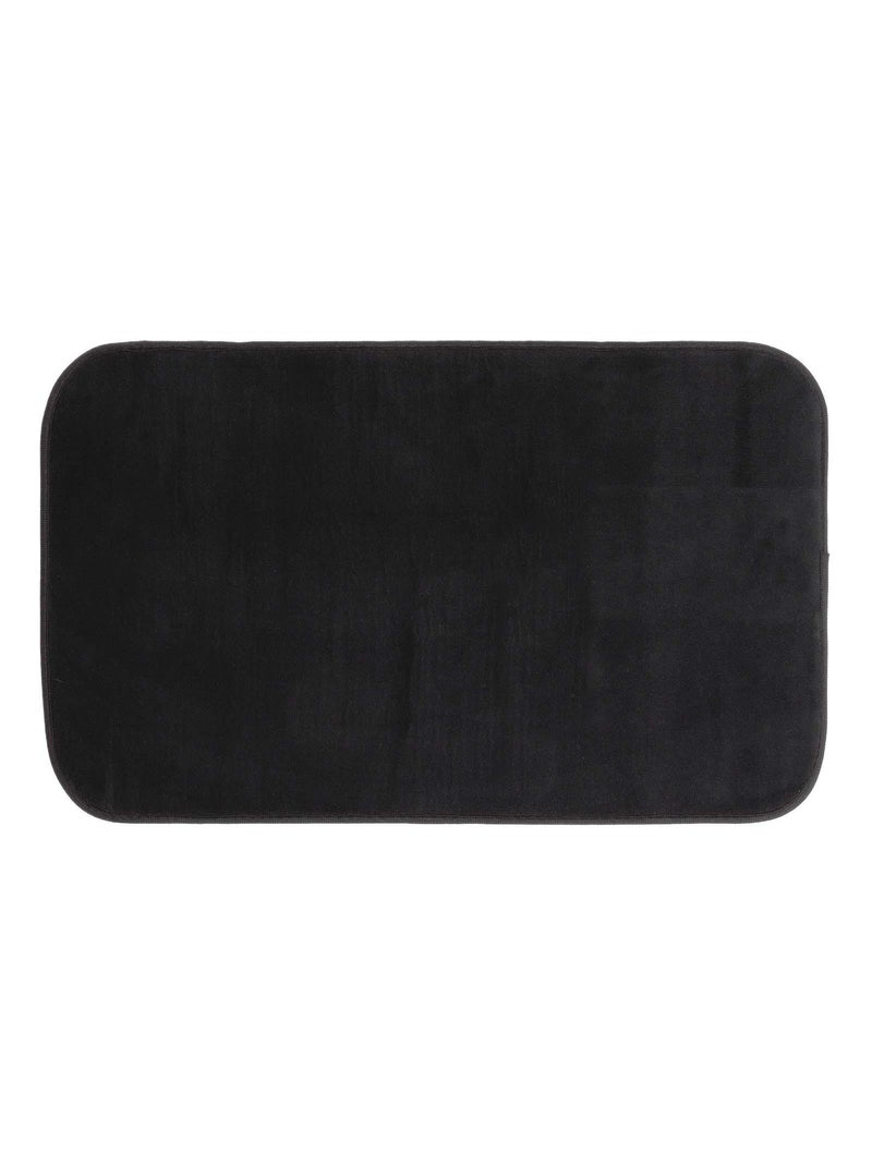 Tapis de bain Collection Vitamine Unie Noir - Kiabi