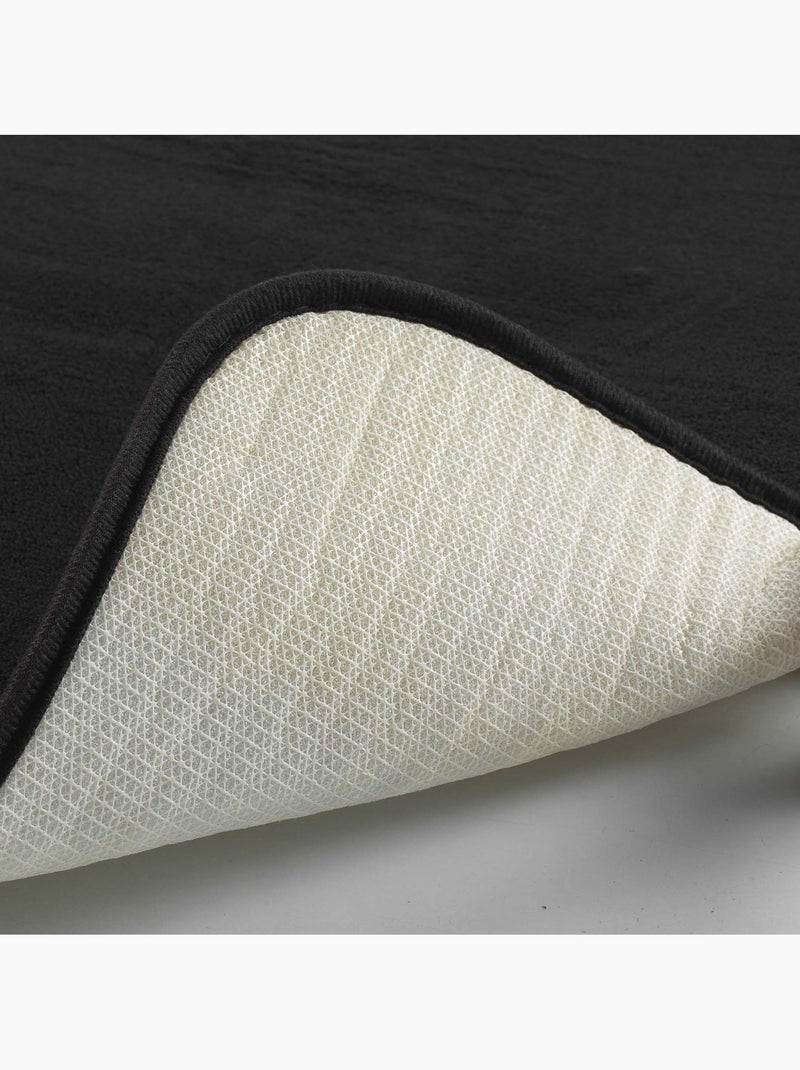 Tapis de bain Collection Vitamine Unie Vert émeraude - Kiabi