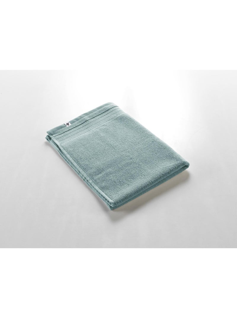 Tapis de bain – Coton Épais 600 g/m² – Garance Bleu - Kiabi