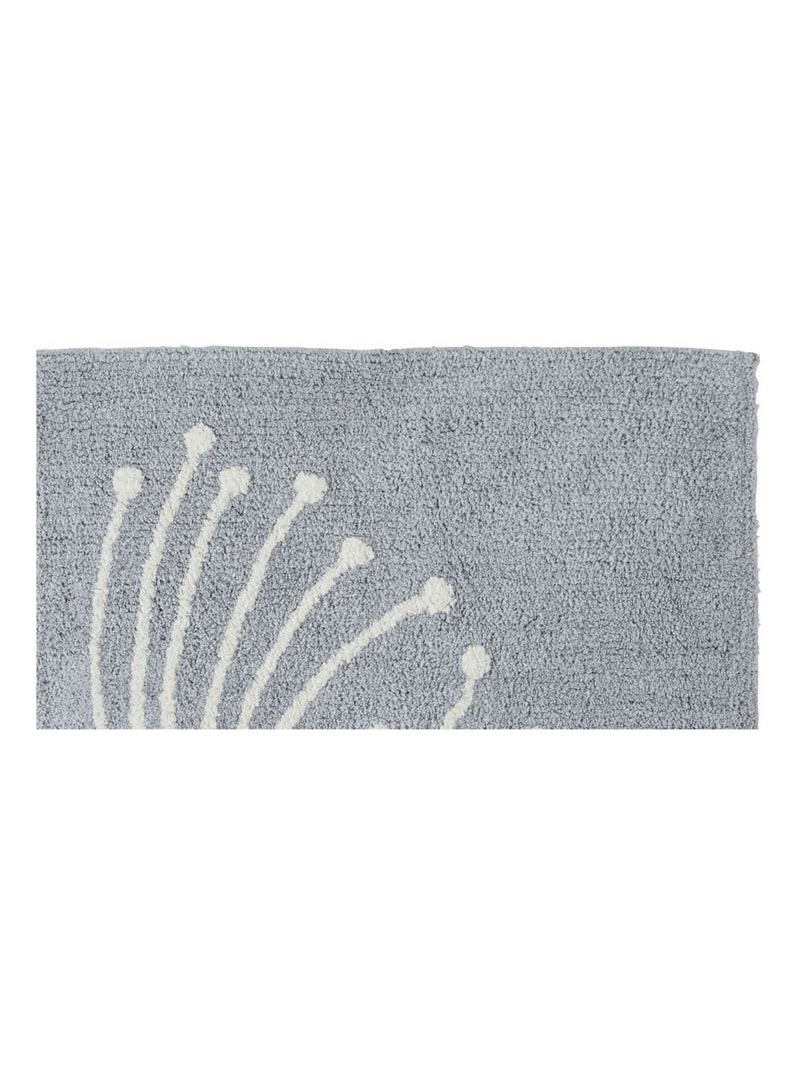 Tapis de bain coton tufté forme rectangulaire – 60 x 120 cm Guy Levasseur Bleu - Kiabi