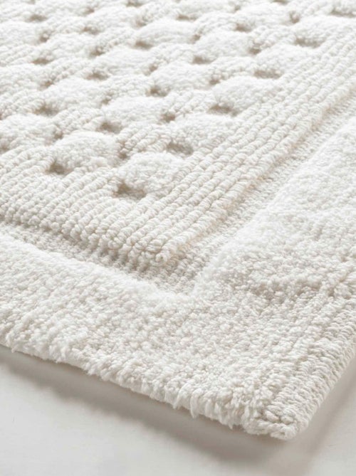 Tapis de Bain Damaris Uni avec Reliefs - Kiabi
