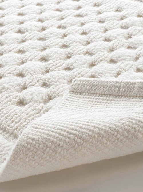 Tapis de Bain Damaris Uni avec Reliefs - Kiabi