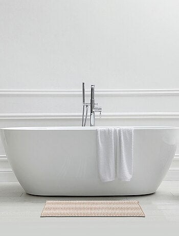 Tapis de bain déco effet maille antidérapant 50 x 80 cm - Guy Levasseur
