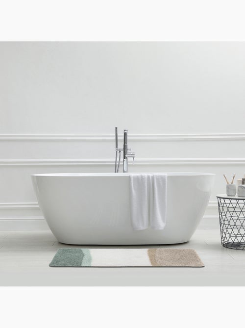 Tapis de bain déco Horizon tricolore dégradé 60 x 120 cm Guy Levasseur - Kiabi
