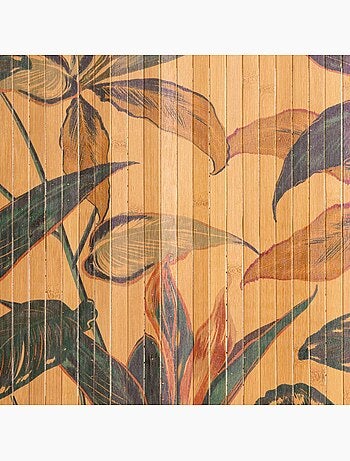 Tapis de bain design floral 80x50cm BLACKFLORA