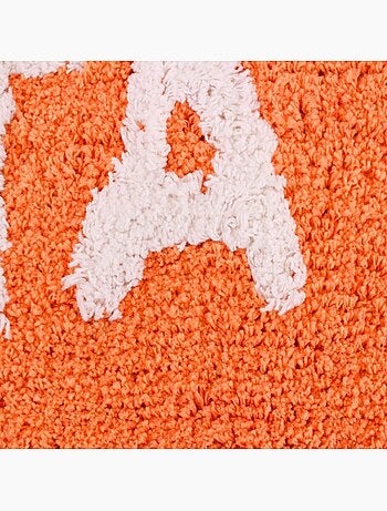 Tapis de bain Dolce Vita en coton orange, vert 50x80cm