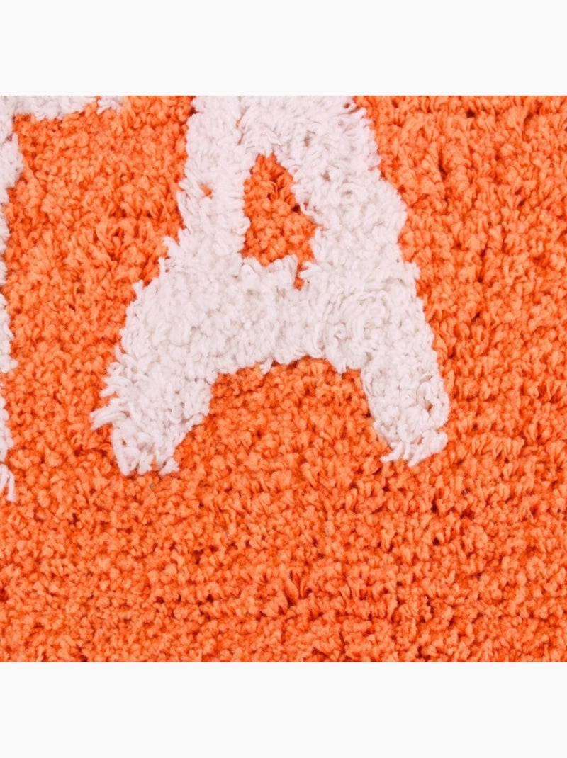 Tapis de bain dolce vita en coton orange, vert 50x80cm Orange - Kiabi