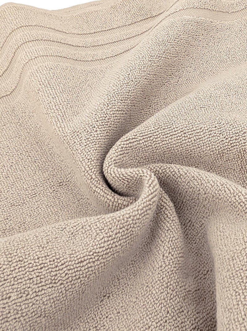 Tapis de bain EFFICIENCE PURE Beige argile - Kiabi