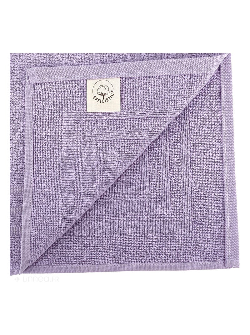 Tapis de bain EFFICIENCE PURE Bleu lavande - Kiabi