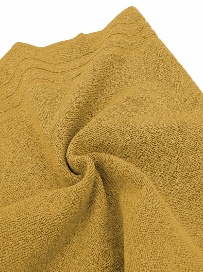 Tapis de bain EFFICIENCE PURE Jaune foncé - Kiabi
