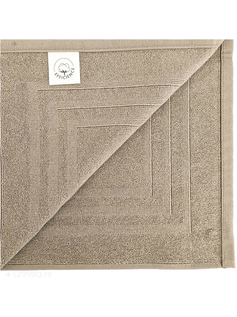 Tapis de bain EFFICIENCE PURE Marron clair - Kiabi