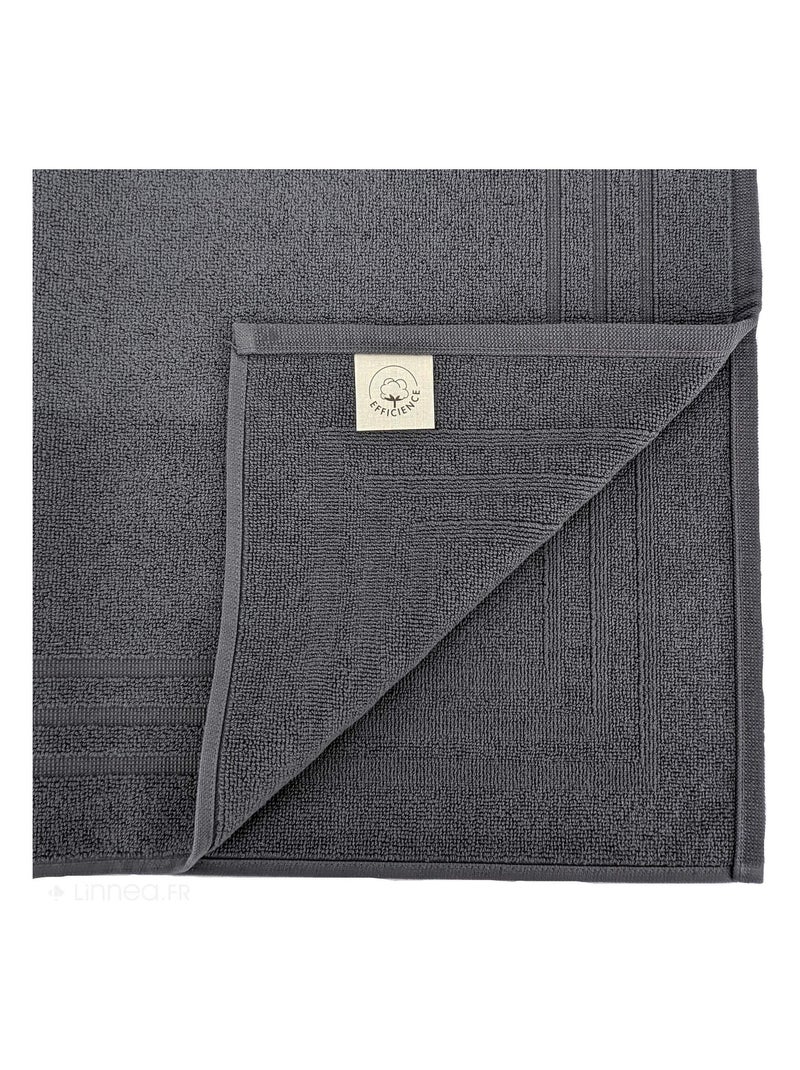 Tapis de bain EFFICIENCE PURE Noir ébène - Kiabi