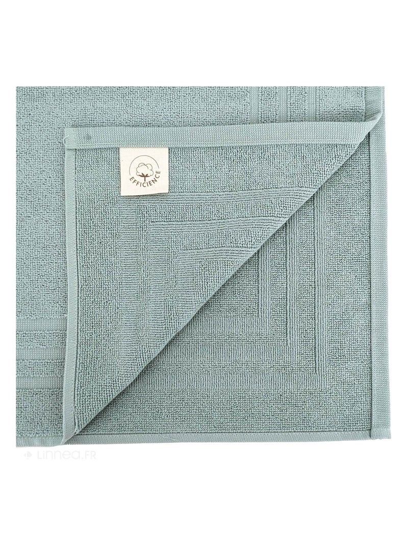 Tapis de bain EFFICIENCE PURE Vert kaki clair - Kiabi