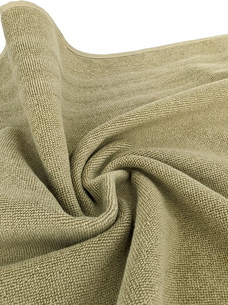 Tapis de bain EFFICIENCE PURE Vert olive - Kiabi