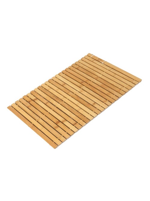 Tapis de bain en bambou 40x60cm - Kiabi