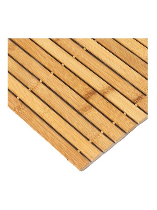 Tapis de bain en bambou 40x60cm - Kiabi
