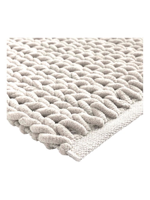 Tapis de bain en chenille douce antidérapant - Kiabi