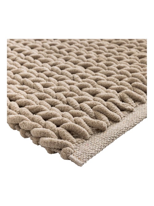 Tapis de bain en chenille douce antidérapant - Kiabi