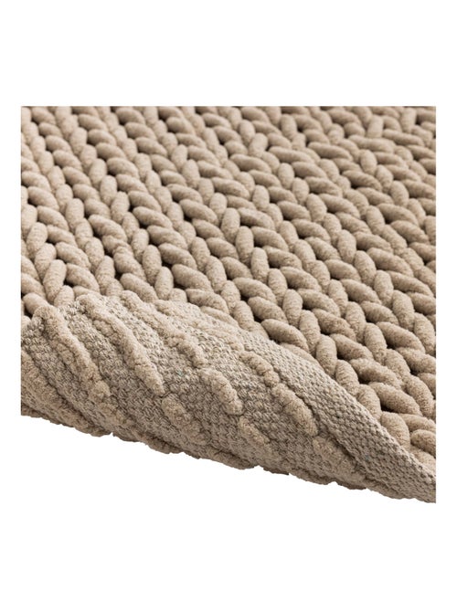 Tapis de bain en chenille douce antidérapant - Kiabi
