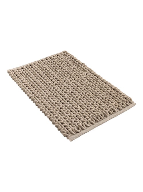Tapis de bain en chenille douce antidérapant - Kiabi