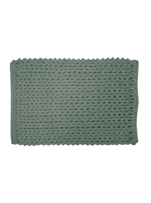 Tapis de bain en chenille douce antidérapant - Kiabi