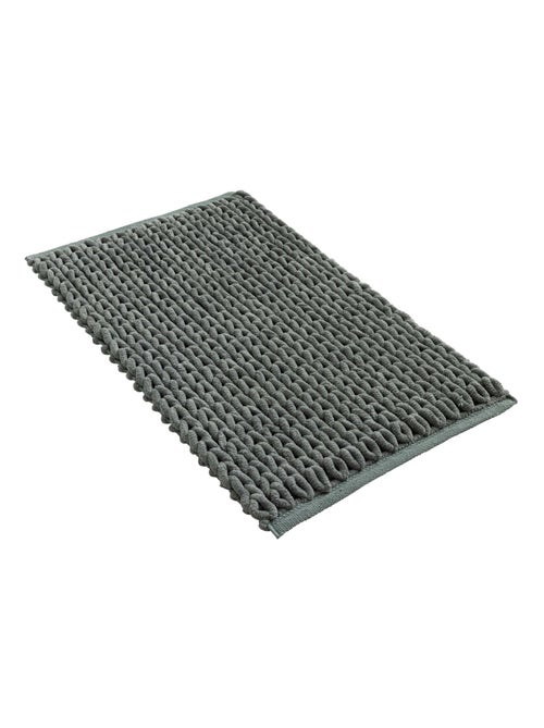 Tapis de bain en chenille douce antidérapant - Kiabi