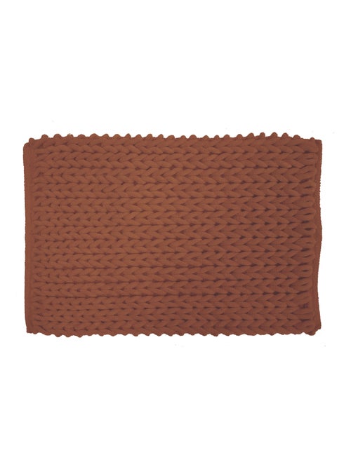 Tapis de bain en chenille douce antidérapant - Kiabi
