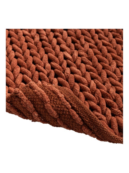 Tapis de bain en chenille douce antidérapant - Kiabi