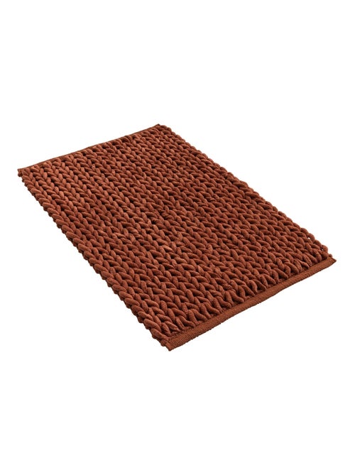 Tapis de bain en chenille douce antidérapant - Kiabi
