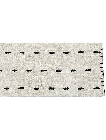 Tapis de bain en coton 1 cm à motif horse point 60 x 120 cm Guy Levasseur