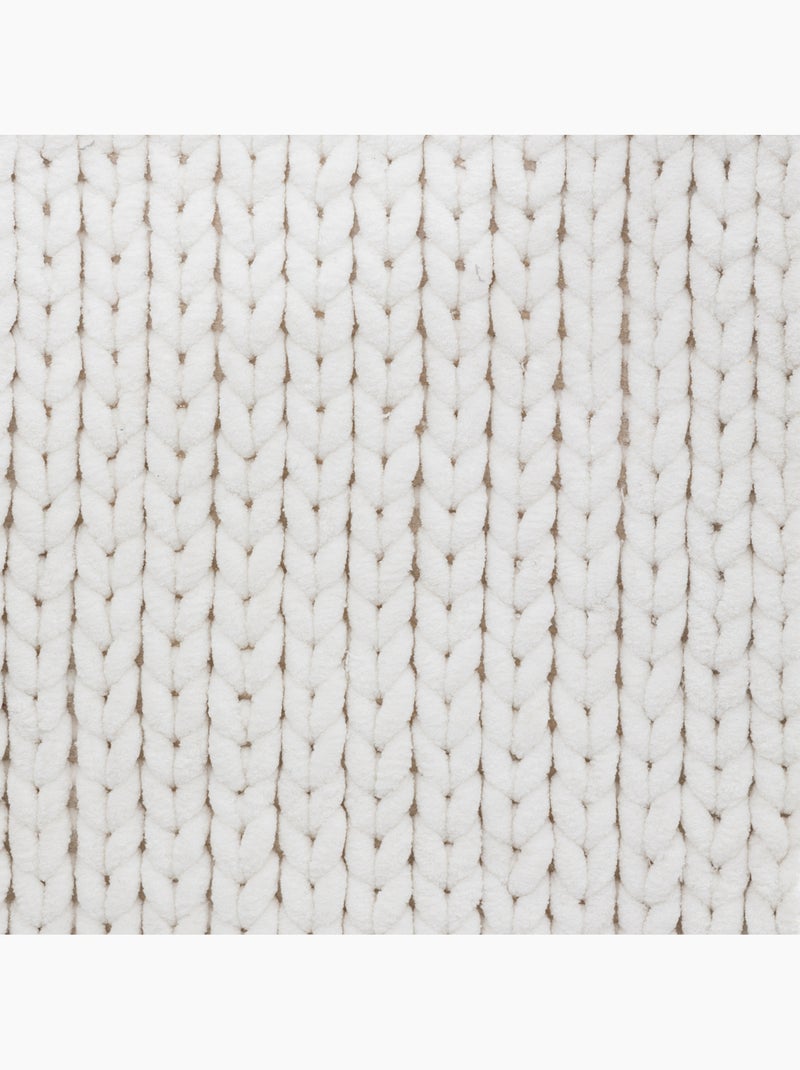 Tapis de bain en coton 120x50cm COLORAMA Blanc - Kiabi