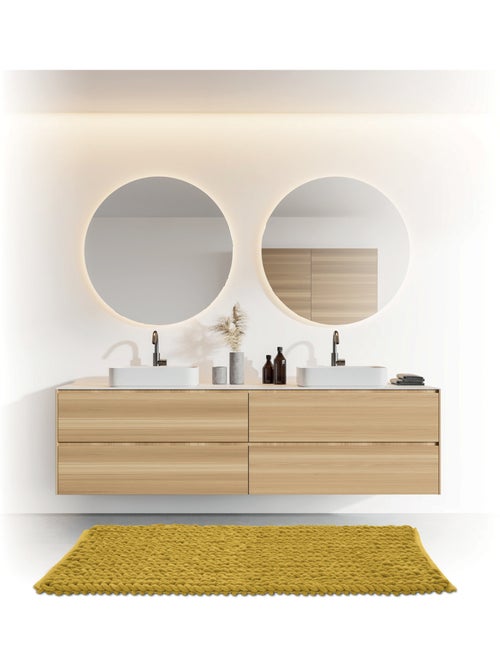 Tapis de bain en coton 120x50cm COLORAMA - Kiabi Tapis de bain en coton 120x50cm COLORAMA - Kiabi