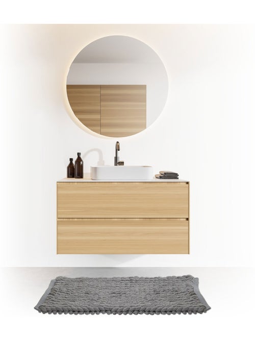 Tapis de bain en coton 120x50cm colorama - Kiabi