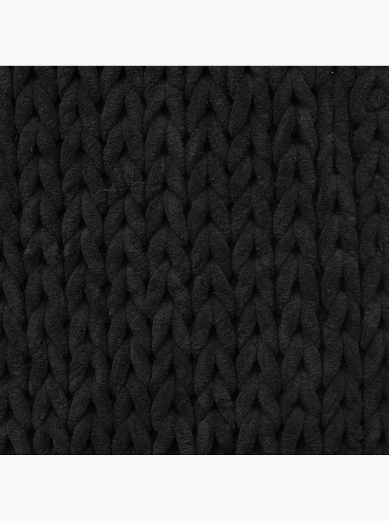 Tapis de bain en coton 120x50cm COLORAMA Noir - Kiabi
