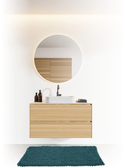 Tapis de bain en coton 75x50cm COLORAMA - Kiabi Tapis de bain en coton 75x50cm COLORAMA - Kiabi