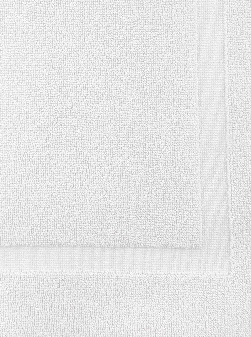 Tapis de bain en coton 800 gr/m2 50x80 cm LAGUNE, par Soleil d'ocre Blanc - Kiabi