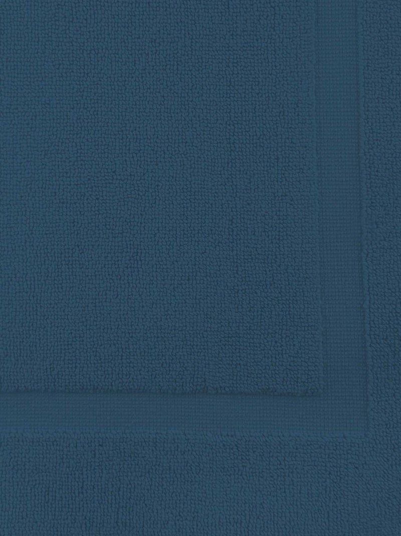 Tapis de bain en coton 800 gr/m2 50x80 cm LAGUNE, par Soleil d'ocre Bleu - Kiabi