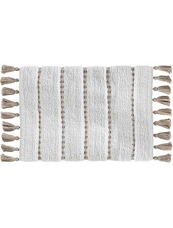 Tapis de bain en coton à franges 50x75cm SOLAR POWER