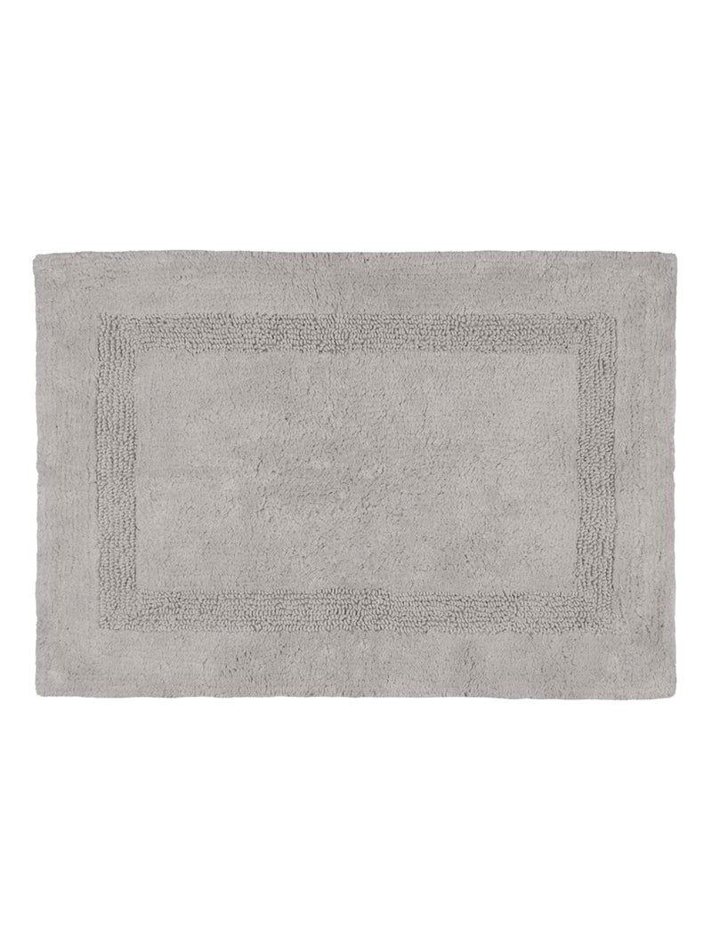 Tapis de bain en coton Gris taupe - Kiabi
