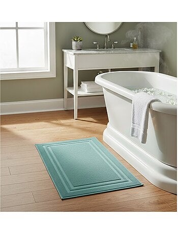 Tapis de bain en coton Lilas