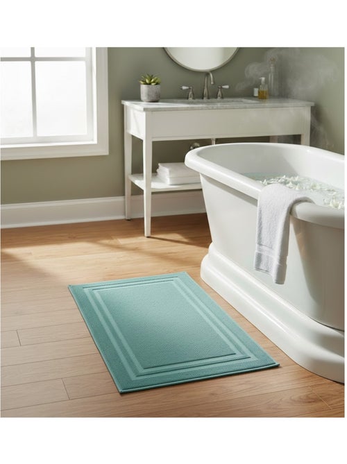 Tapis de bain en coton Lilas - Kiabi