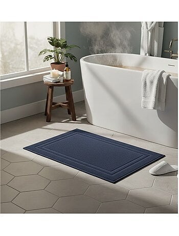 Tapis de bain en coton Lilas