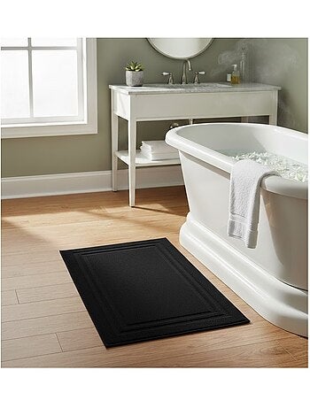 Tapis de bain en coton Lilas