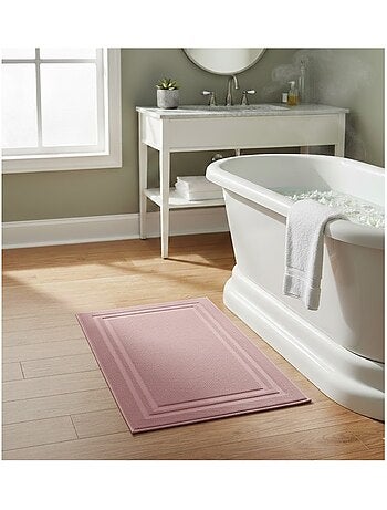 Tapis de bain en coton Lilas