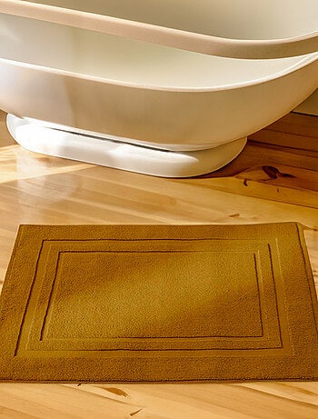 Tapis de bain en coton peigné