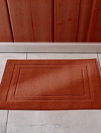Tapis de bain en coton peigné
