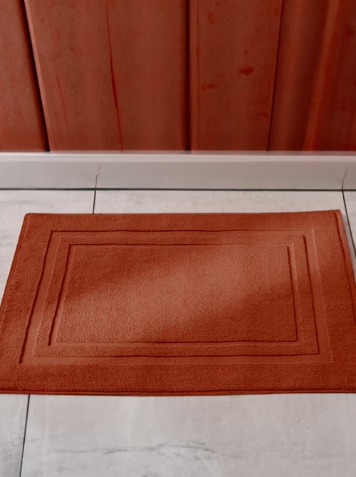 Tapis de bain en coton peigné - Kiabi