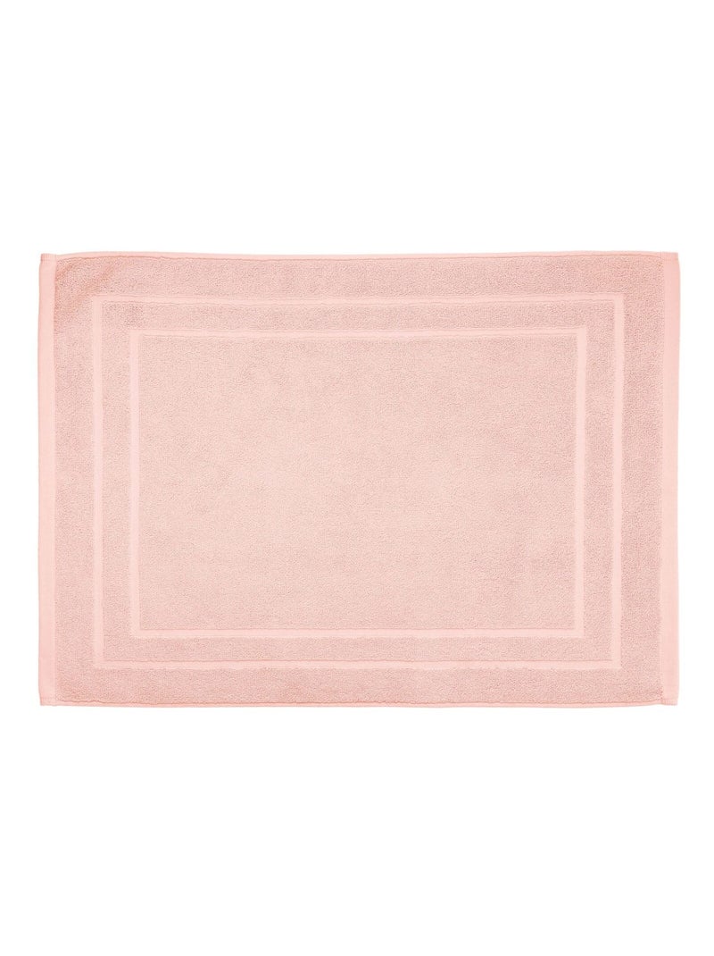 Tapis de bain en coton PRAIA Rose - Kiabi
