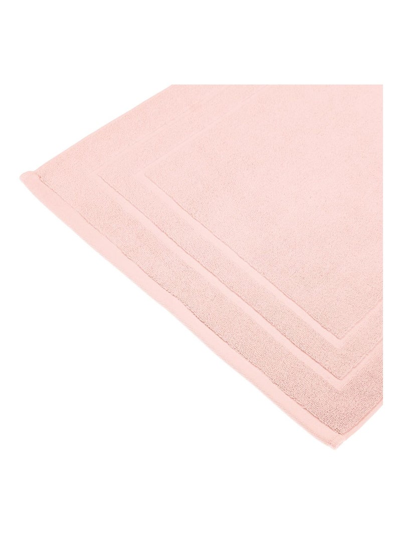 Tapis de bain en coton PRAIA Rose - Kiabi