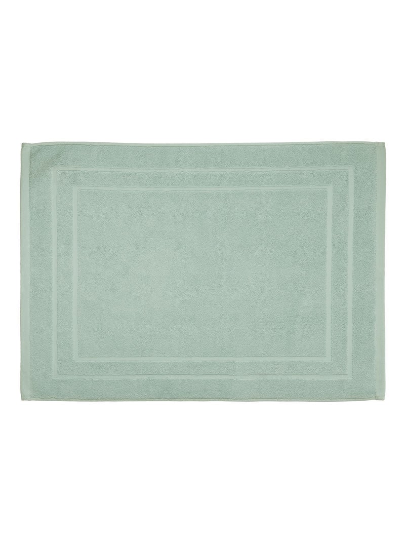 Tapis de bain en coton PRAIA Vert - Kiabi